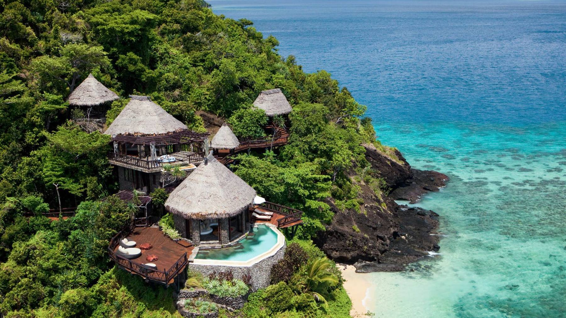 Laucala Island Resort villa interior